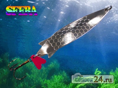 Блесна Sfera Aga, цвет никель